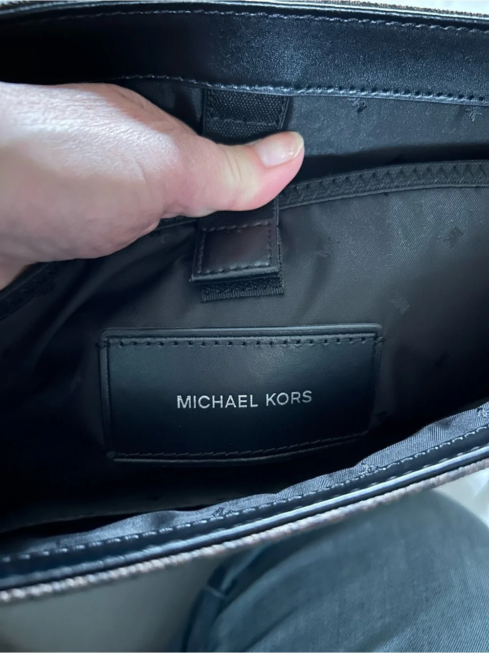Michael Kors Signature Logo Messenger Crossbody Bag for Men